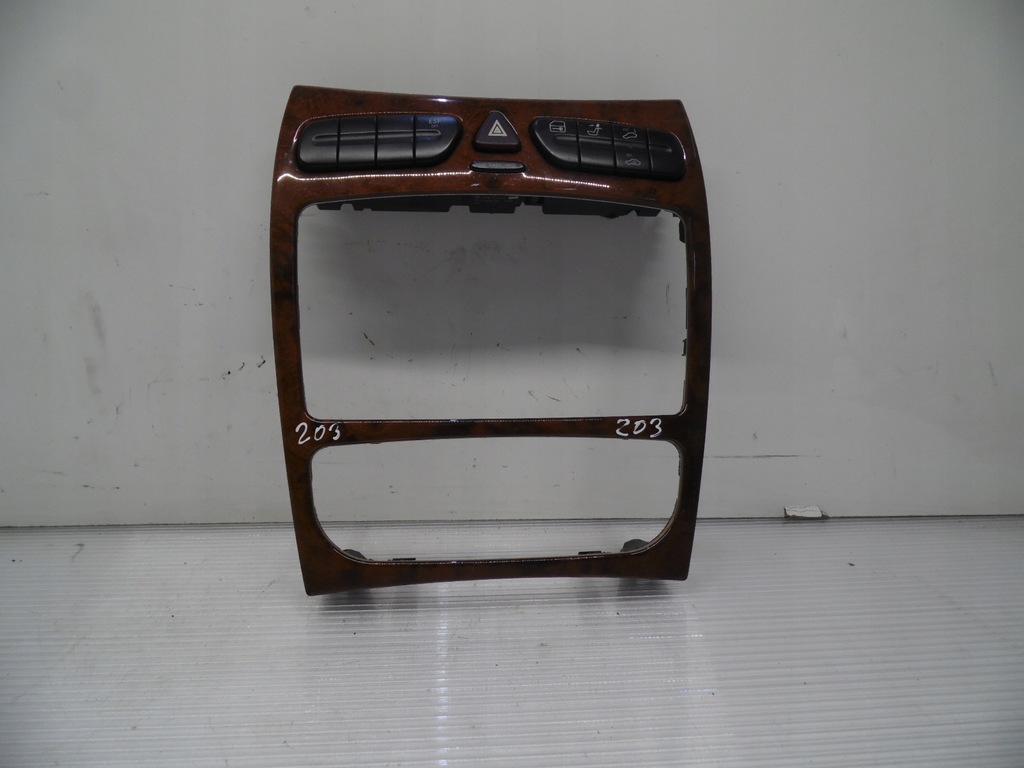 фото №1, Рамка радіо панель аварійних dekor mercedes w209