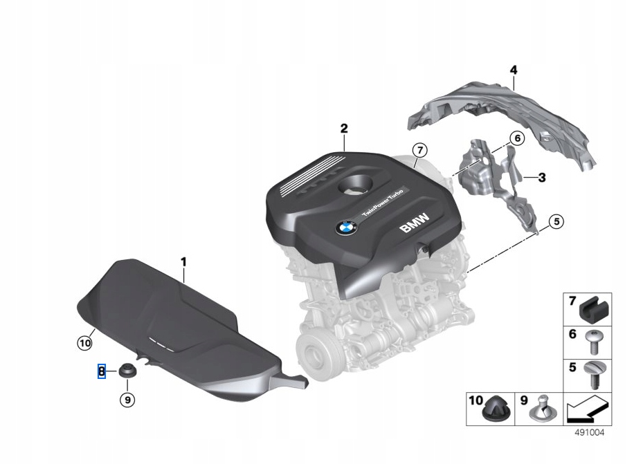 фото №9, Відбійник do bmw 5 f10, g30