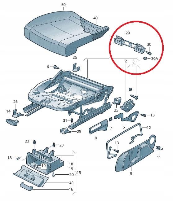 фото №11, Кронштейн кронштейн isofix audi a3 a4 a5 a6 a7