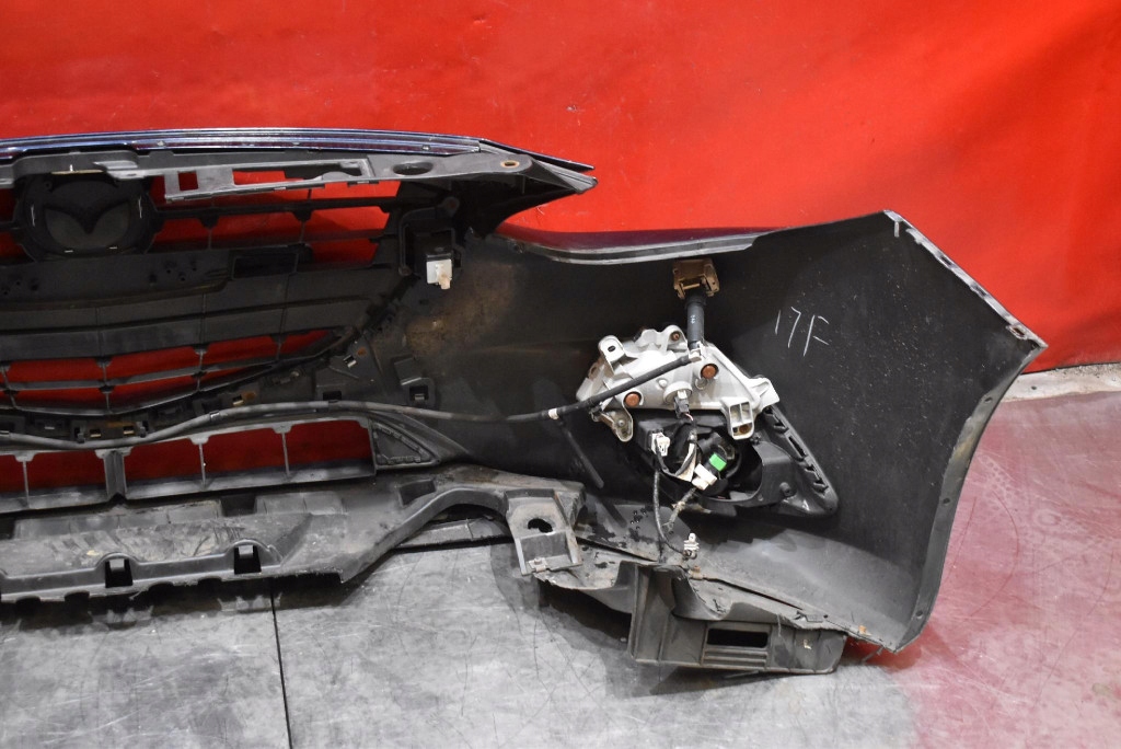 фото №11, Бампер перед передній granatowy решітка радіатора mazda 3 3 iii bm 13-16