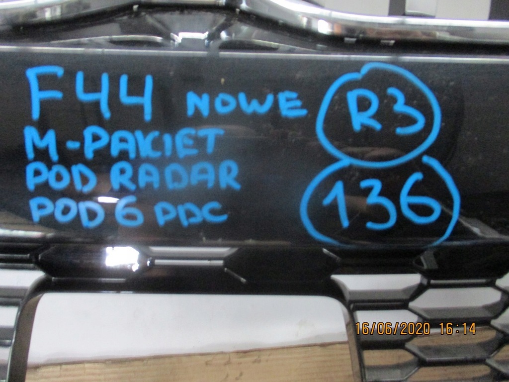 фото №5, Бампер bmw 2 f44 m-pakiet pod радар pod 6pdc