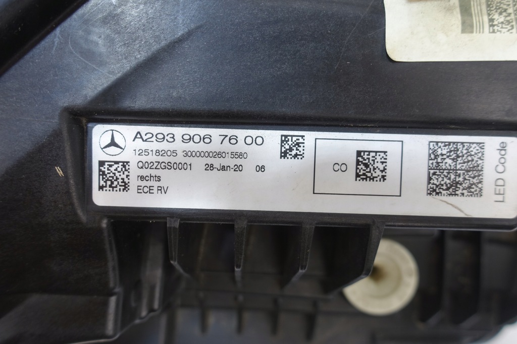 фото №10, Mercedes eqc w293 full led лампа правый перед правая передняя a2939067600