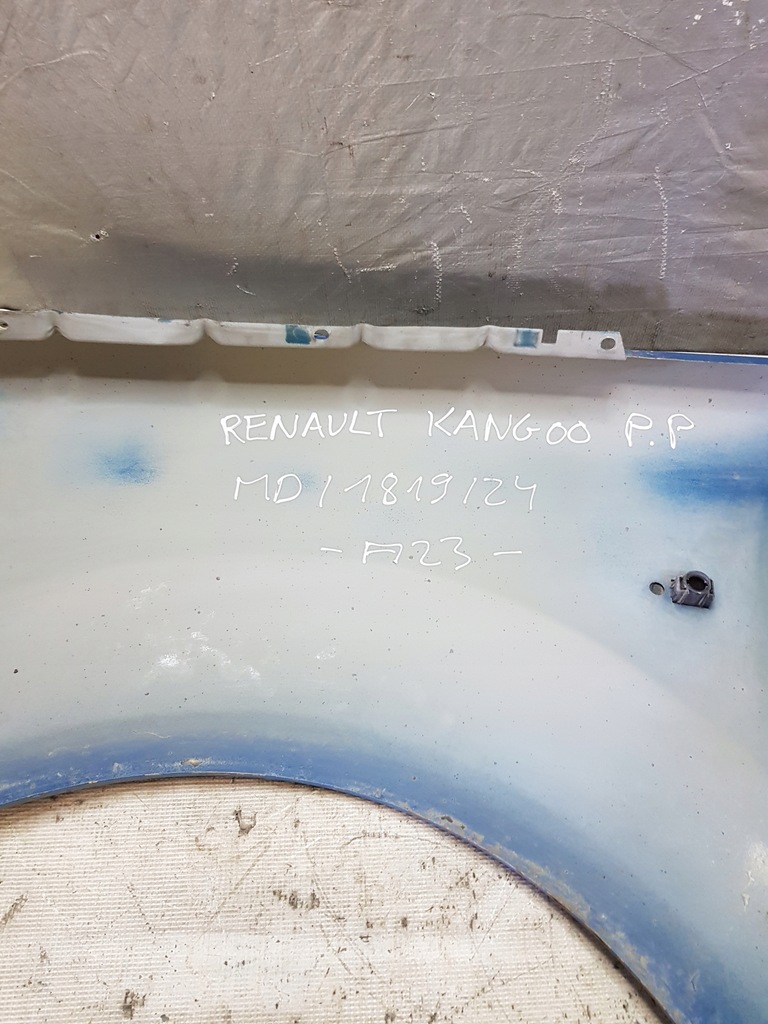 фото №10, Крыло renault kangoo ii правый перед niebieski