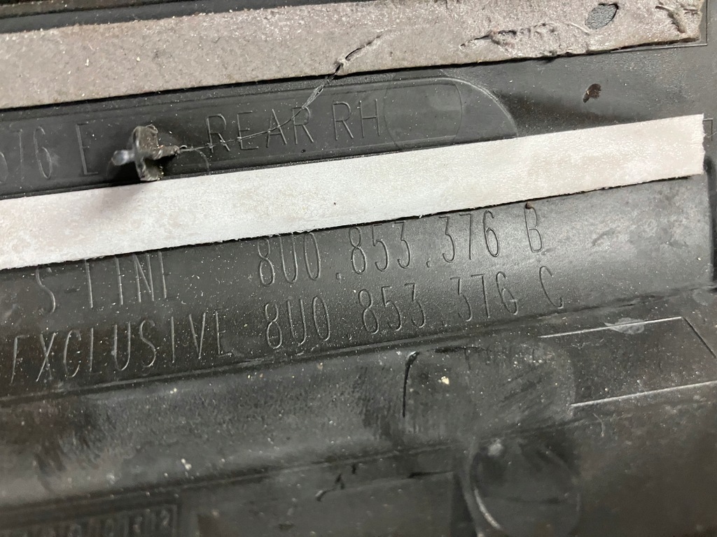 фото №8, Накладки порогові sline s-line комплект ! audi q3 i 8u 8u0853376b 8u0853375b