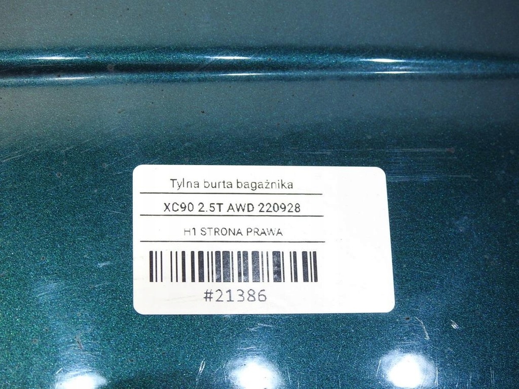 фото №10, Борт крышки задняя 447-46 volvo xc90 i