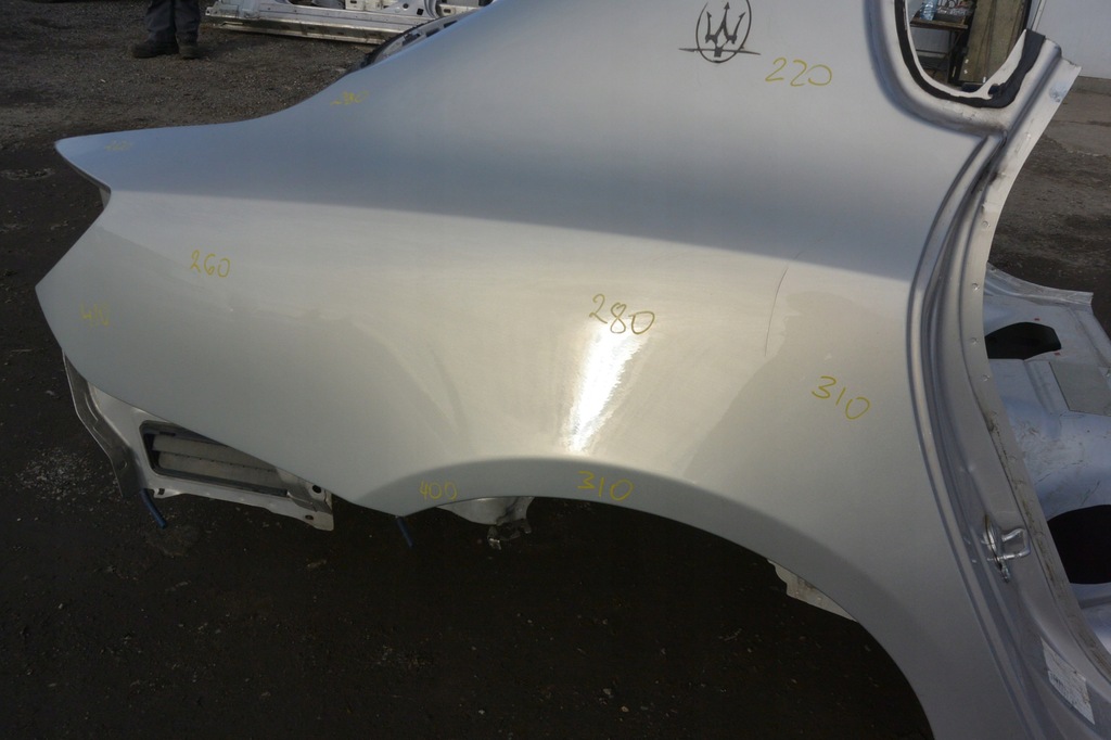 фото №11, Maserati quattroporte vi лонжерон крыло левый правый поддон задняя pas