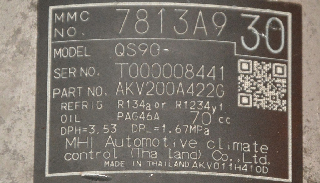 фото №5, Компрессор кондиционера mitsubischi asx outlander