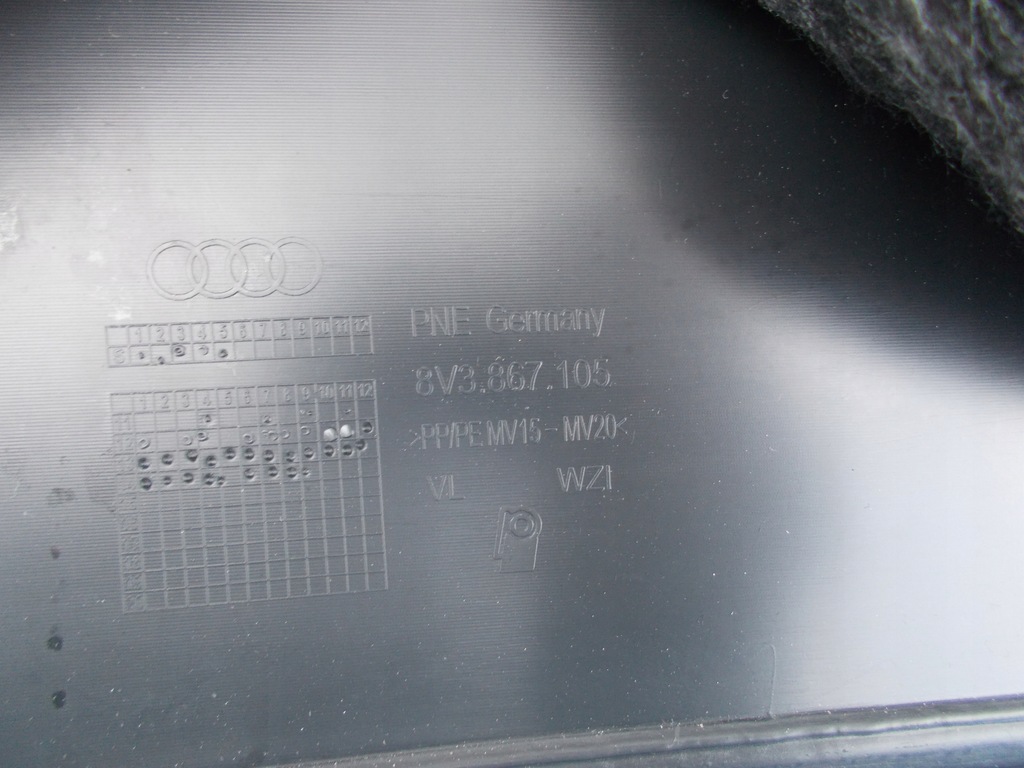 фото №14, Обивка дверь левая левый перед audi a3 8v 5 дверь 8v3867105