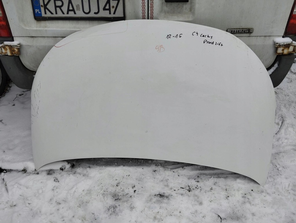 фото №1, Капот citroen c4 cactus przed liftem 2014-2017