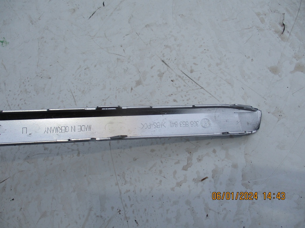 фото №7, Arteon -молдинг бампера хром лівий задня ,невикористана 3g8853841