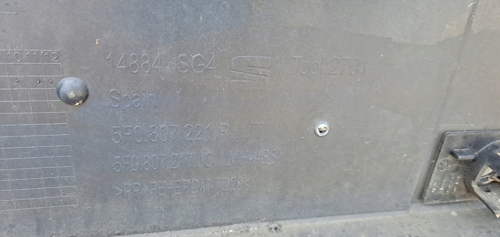 фото №10, Seat leon iii lift 5f0 бампер перед передній pdc омивачі 5f0807221r