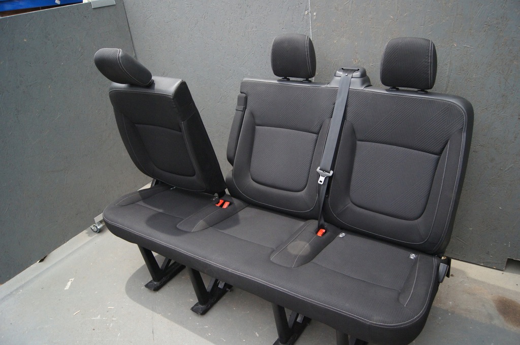фото №8, Renault trafic iii сидіння лавка ii iii ряд dwa ряди