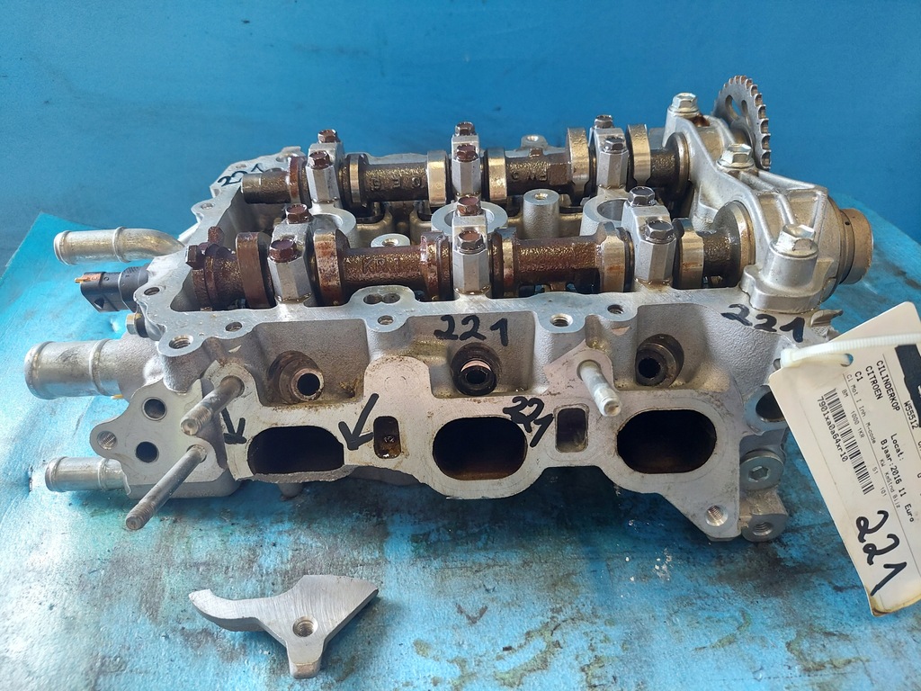 фото №4, Головка citroen c1 2016 r 1.0 b 1kr