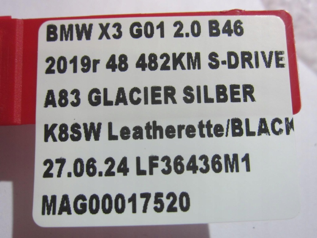 Bmw x3 g01 x4 g02 клемма плюсовая кабель 6839821 аккумулятор 61126839821 Оригинал