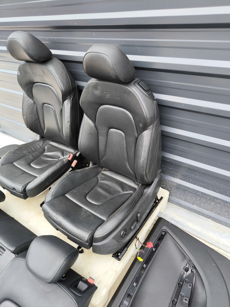 фото №13, Сиденье сиденья audi a5 8t coupe кожа s line bez подогрев комплект 2 !!!