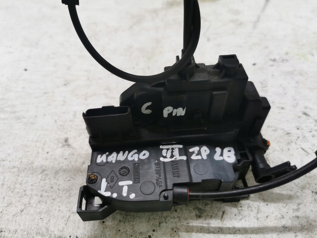 Замок дверь левый задняя 6 pin renault kangoo iii eu Доставка