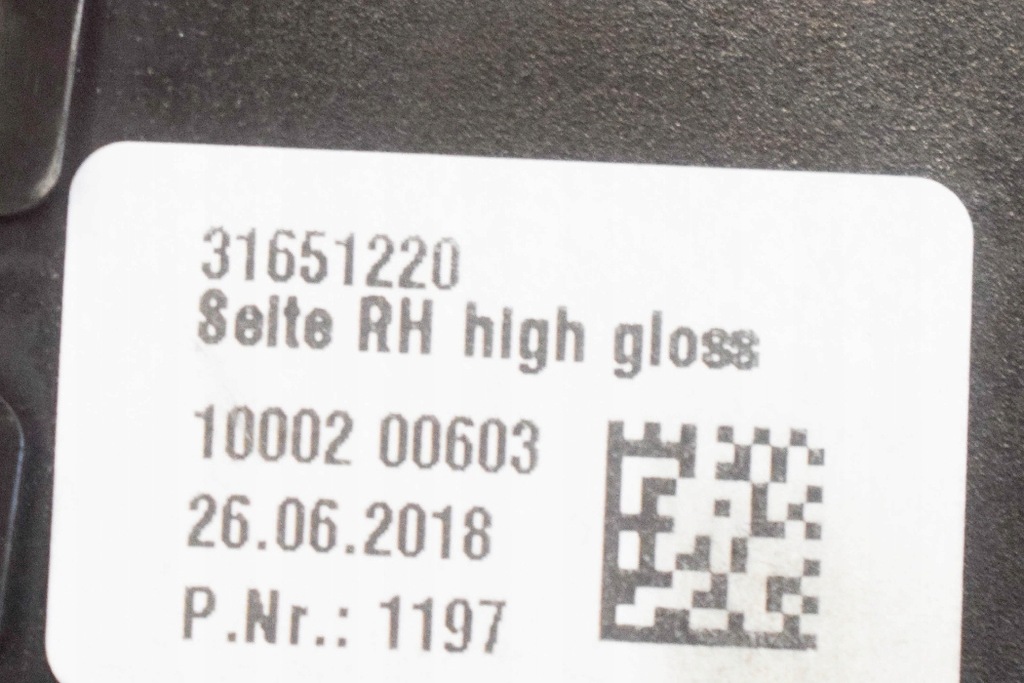 фото №5, Volvo s90 mk2 салон панелі приладової панелі правий отвір вентиляційний 31366585