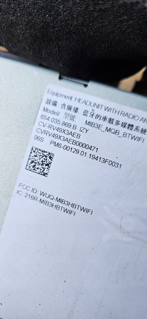 фото №12, Радіо skoda scala 654035869b europa