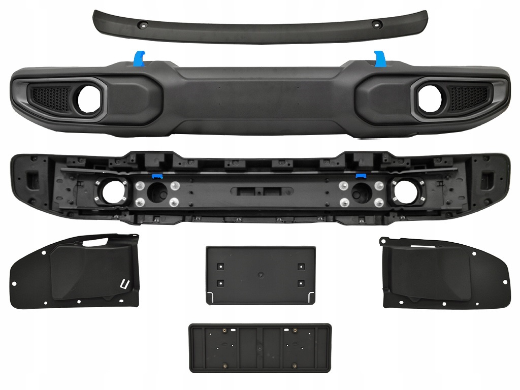 фото №1, Бампер передний wrangler jl rubicon sahara 4xe 2024 6bu44rxfac