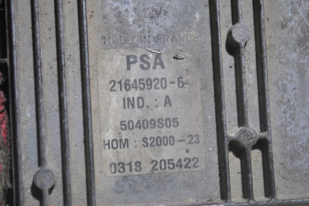 фото №6, Бортовий комп'ютер двигуна peugeot 206 9643782480