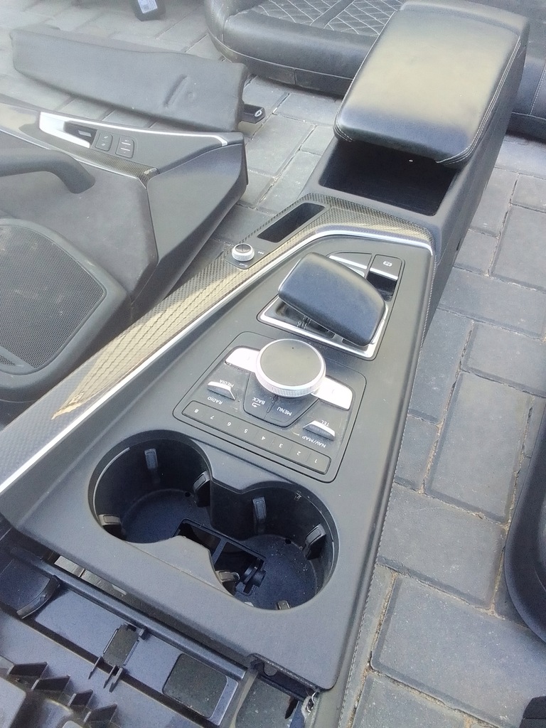 фото №15, Audi a5 s5 17-сиденья заднее сиденье обшивки туннель s-line кожа usa