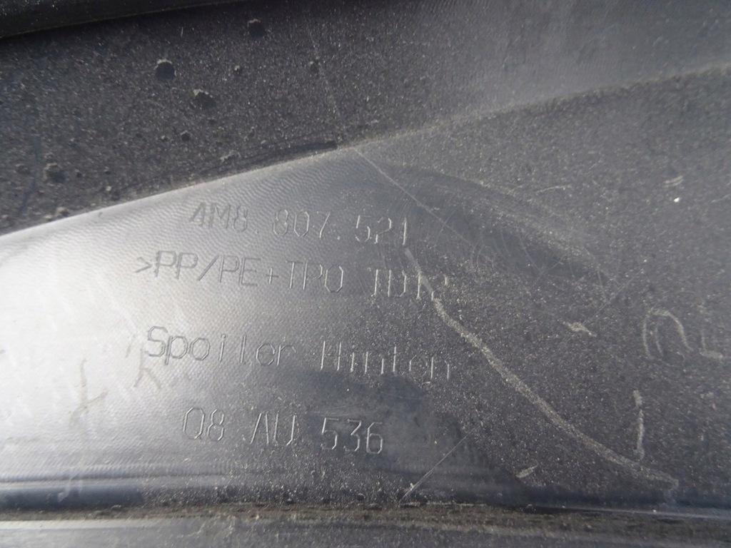 фото №6, Диффузор спойлер pod бампер модуль задняя audi q8