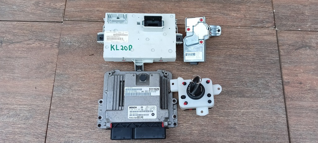 фото №8, Jeep cherokee kl liberty 13-18r 2.0 m-jet бортовой компьютер набор p05150681ab