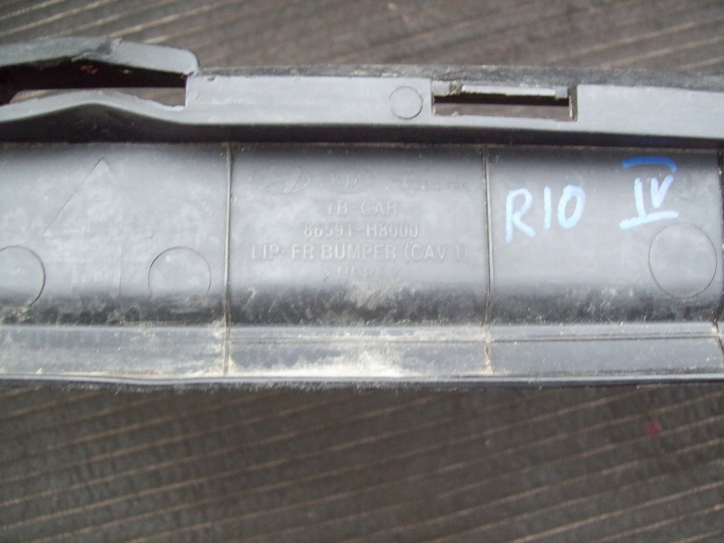 фото №9, Накладка-спойлер накладка молдинг бампера перед kia rio iv v 17- 86591-h8000