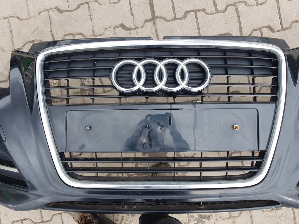 фото №5, Audi a3 8p lift 08-12r бампер перед решітка радіатора ly9b