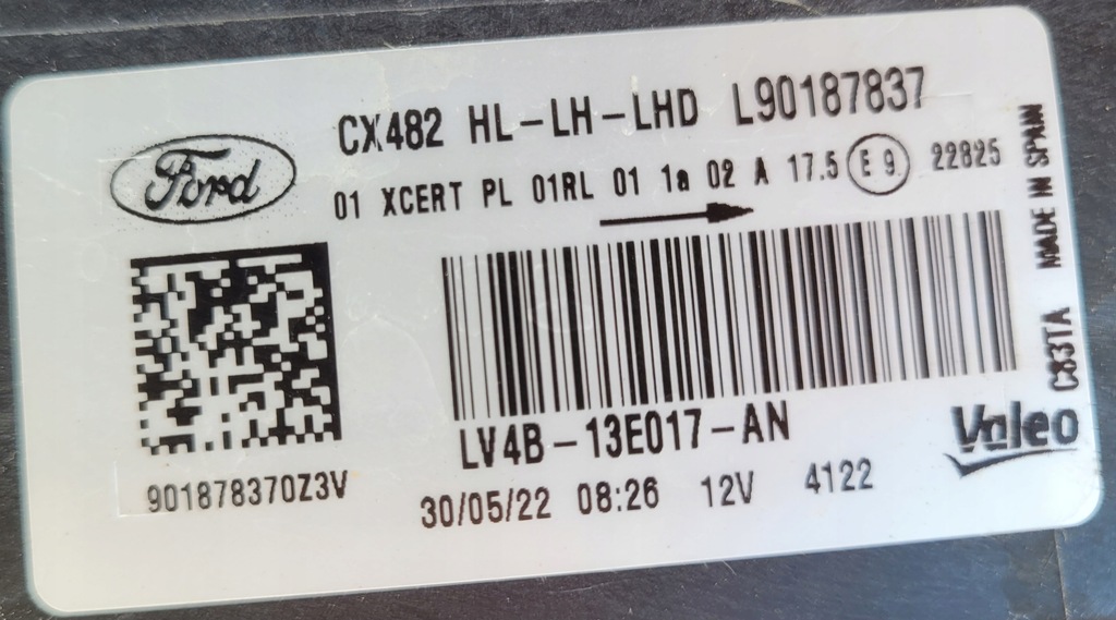 фото №9, Ford kuga mk3 19-23 лампа ліва full led