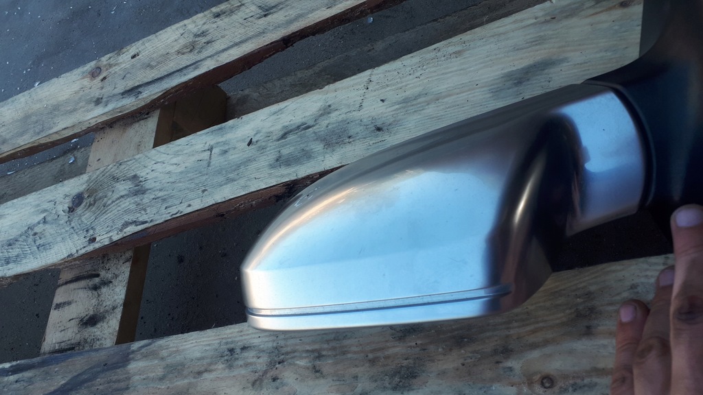 фото №8, S4 b8 дзеркало ліва лівий перед хром 6pin eu