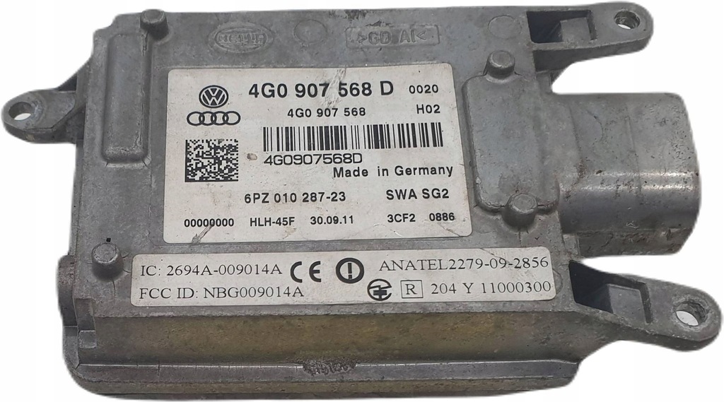 фото №1, Радар ассистент переключения поперечина движения audi a6 s6 c7 4g 4g0907568d