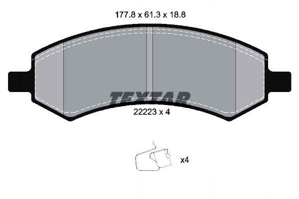 фото №2, Гальмівні колодки гальмівні перед chrysler aspen dodge ram ram 1500 ram 1500