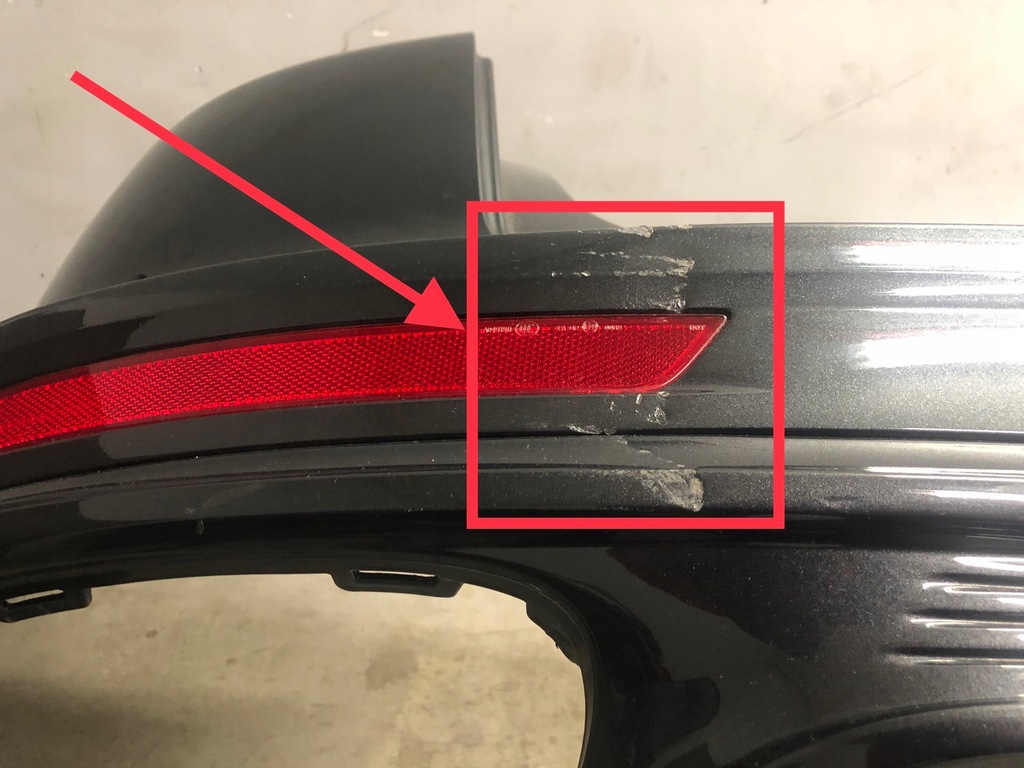 фото №6, Porsche panamera бампер задній 971 дифузор лак