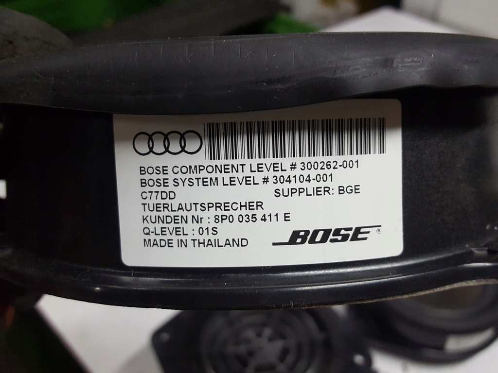 фото №8, Audi a3 8p 8p7 lift 08-12r cabrio динамики bose усилитель 8p7035223h
