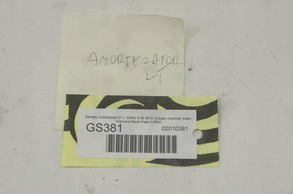 фото №8, Gs381 bentley continental gt i амортизатор задня