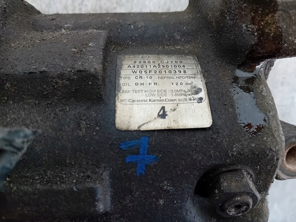 фото №7, Насос, компресор кондиціонера nissan note i 92600cj700 a42011a2901004 1.6