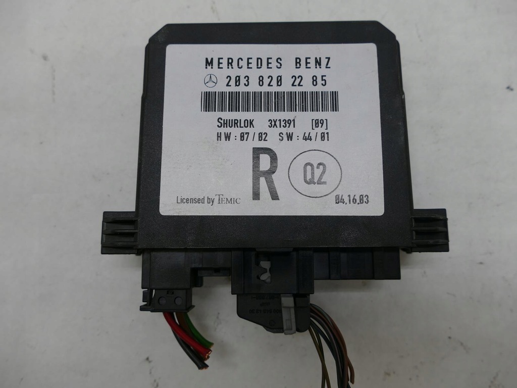 фото №1, Mercedes w203 sedan модуль двері правий задня