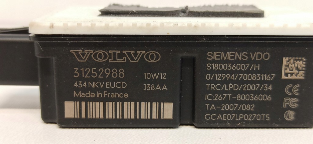 фото №6, Volvo v70 31252988 датчик приймач сигналізація
