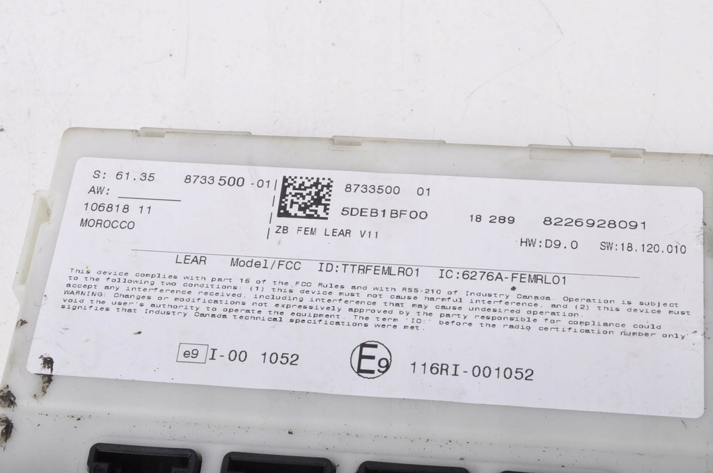 фото №6, Bmw f21 коробка модуль bsi 8733500