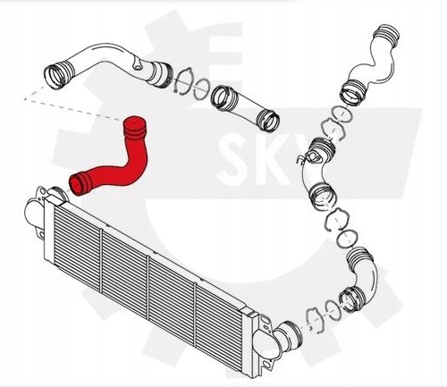 фото №3, Шланг турбины vw 2.5 tdi 7h0145709d