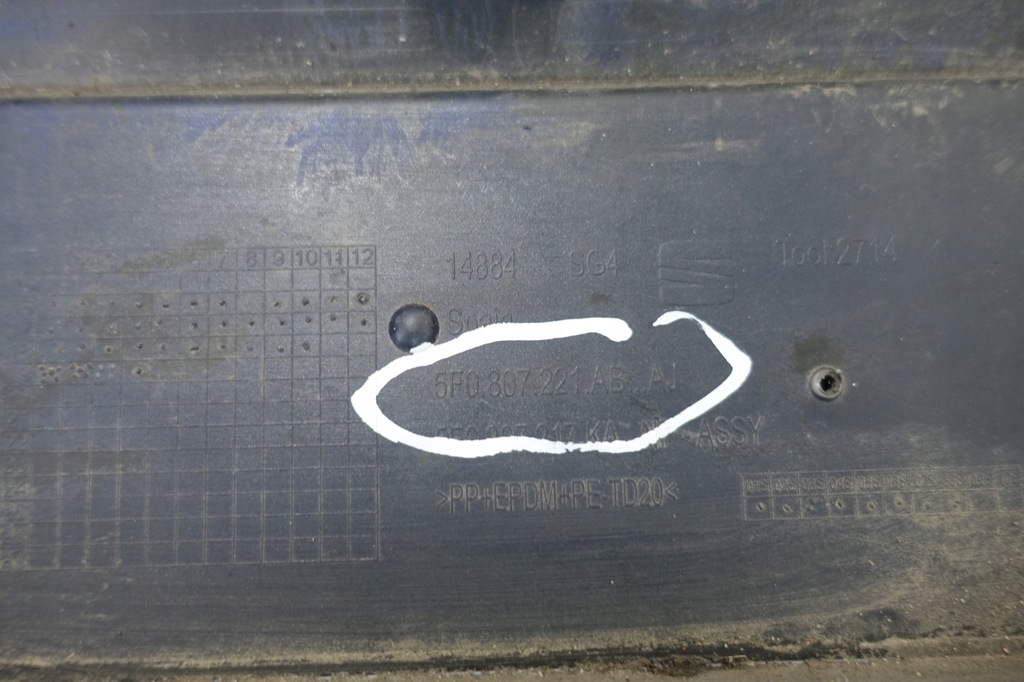 фото №13, Seat leon iii 5f0 lift fr 2016- бампер перед передний 5f0807221ab