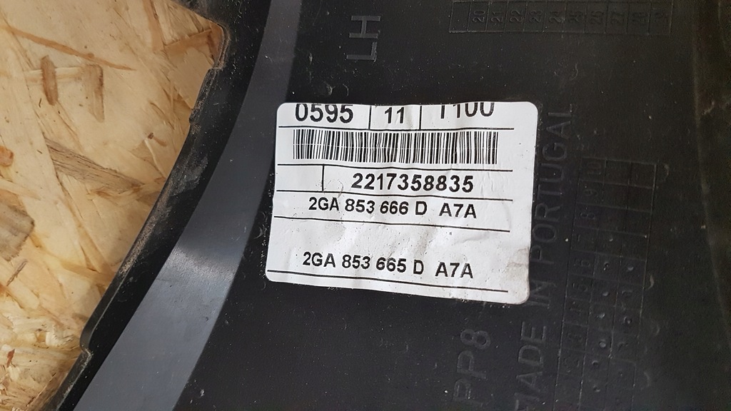 фото №10, Решітка бампера перед лівий vw t-roc r-line lift 21-