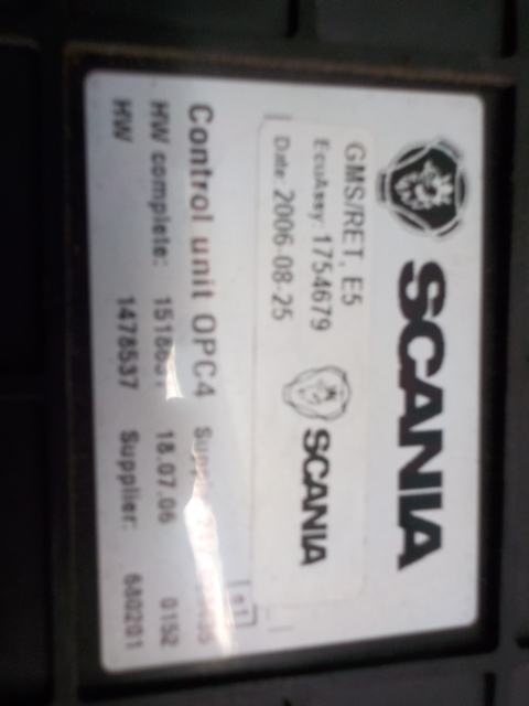 фото №2, Scania r блок управления opc4