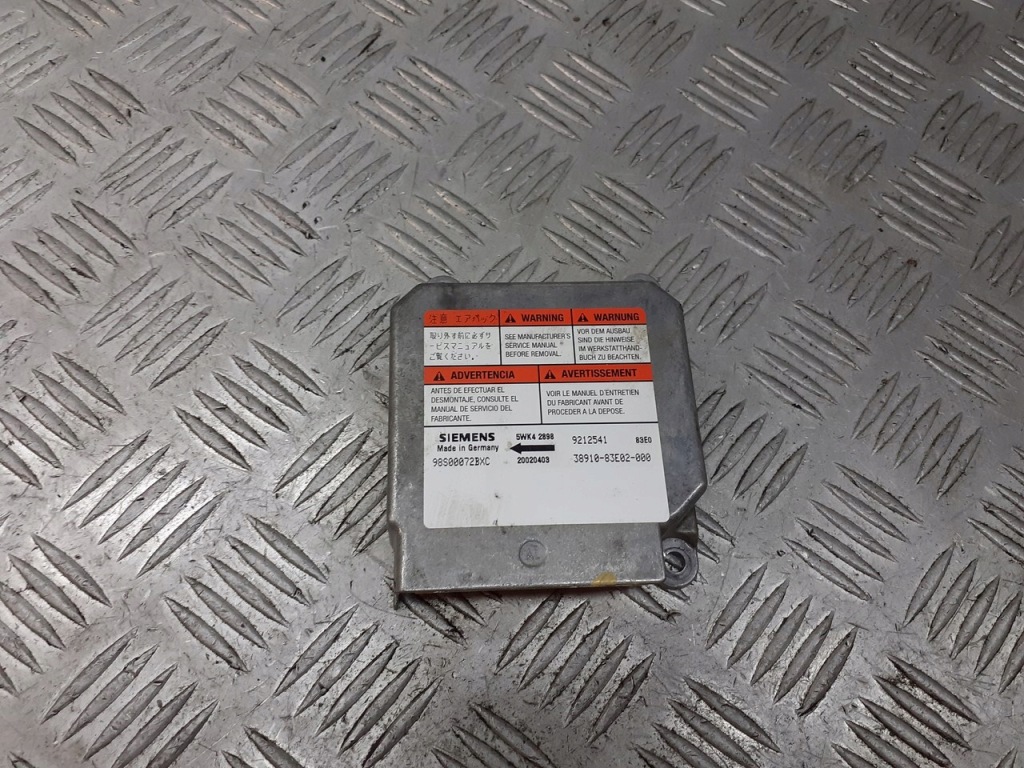 фото №1, Модуль подушка безпеки opel agila a 38910-83e02