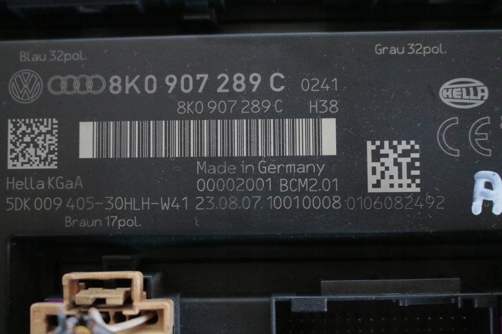 фото №5, Модуль комфорта audi a5 8k0907289c