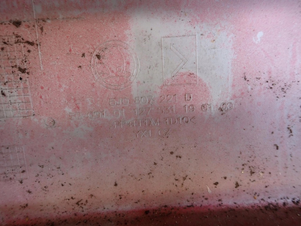 фото №14, Skoda fabia ii lift 10-14 бампер перед передний 5j0807221d