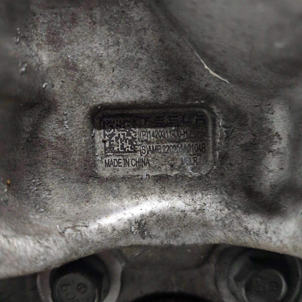 фото №11, Поворотный кулак ступица подшипник диск левая перед tesla model s plaid 2023r