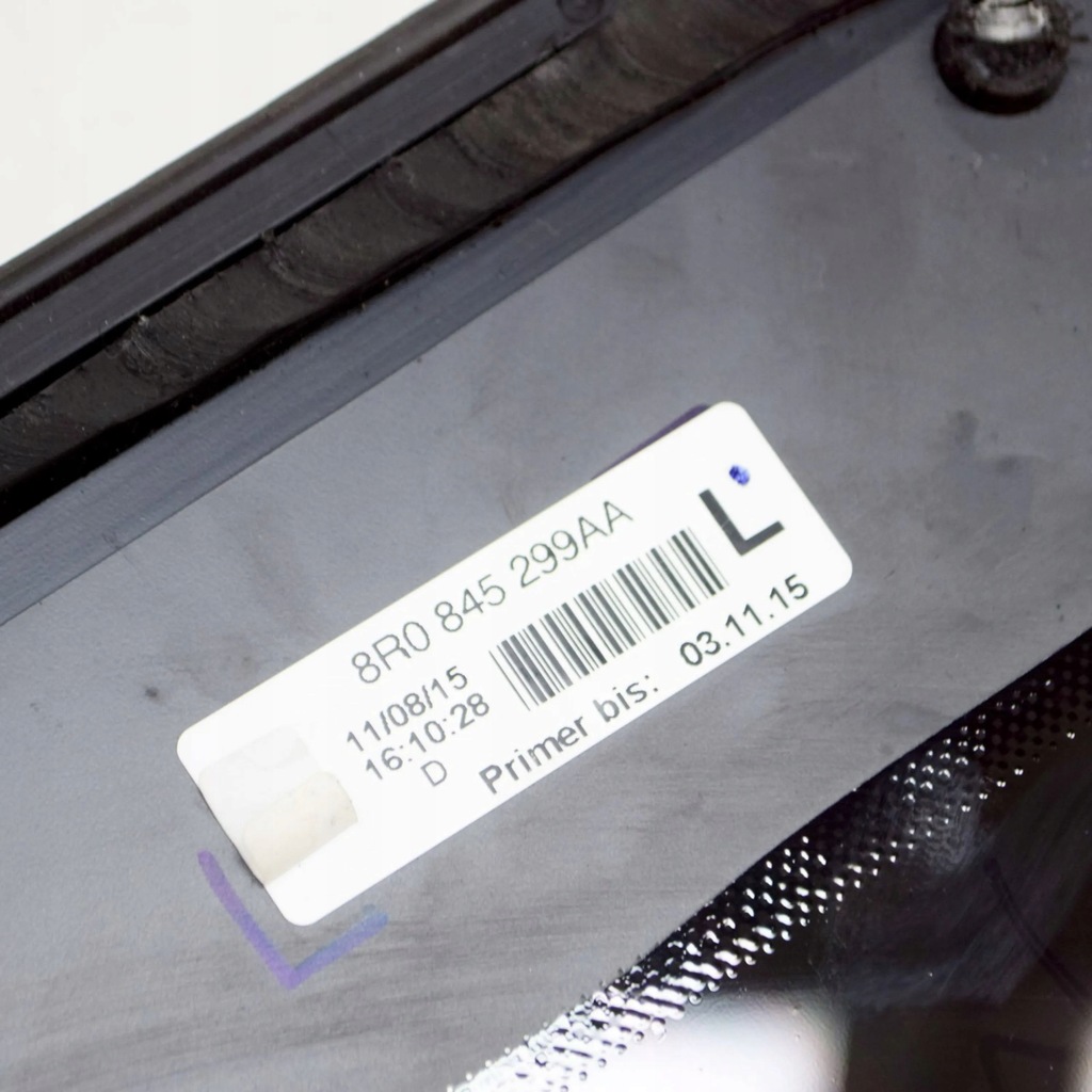 фото №8, Audi q5 sq5 2015 ліва сторона скло кузовна задня