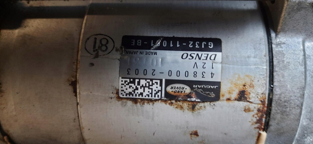 фото №8, Стартер 2.0 d jaguar xe gj32-11001-be